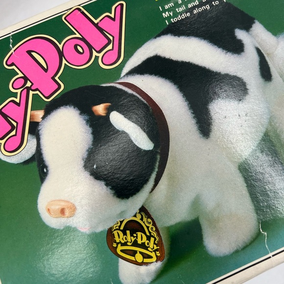 Vintage Roly Poly Toy Cow - Picture 1 of 11